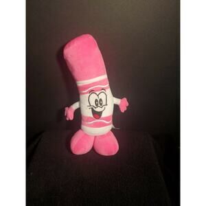 Crayola Popsicle Pink Marker Plush Stuffed Animal Figure Doll 11”